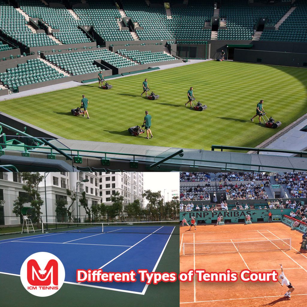 Different types of tennis court ICMTennis Tennis in Oshawa Whitby